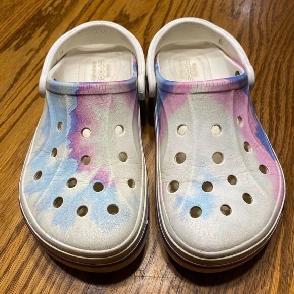 Crocs Bayaband Tie Dye Clogs Slip On women’s 6 - Picture 4 of 9